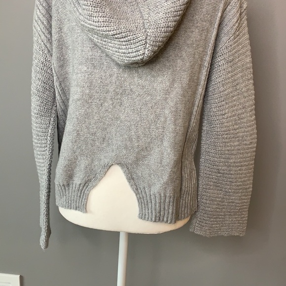 Abound Grey Knit Hooded Sweater - Picture 9 of 11